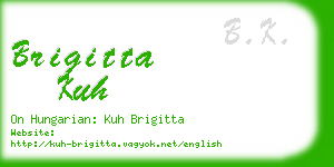 brigitta kuh business card